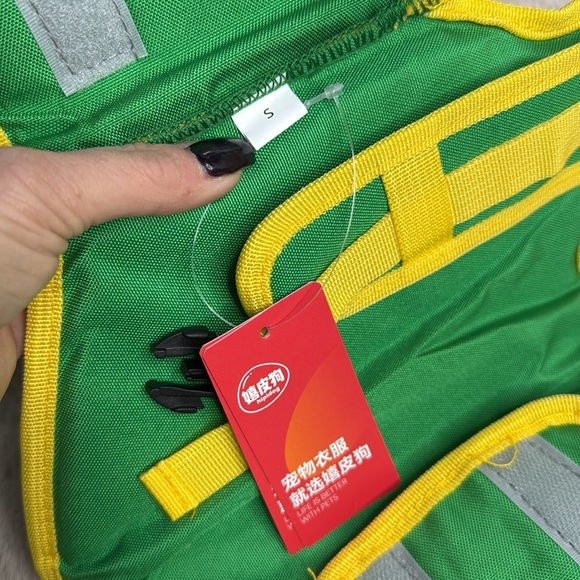 Dinosaur Dog Life Jacket/Vest, Size S, NWT - Picture 3 of 7